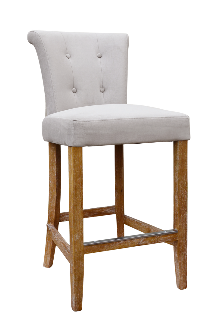 Pavilion Buttoned Bar Stool
