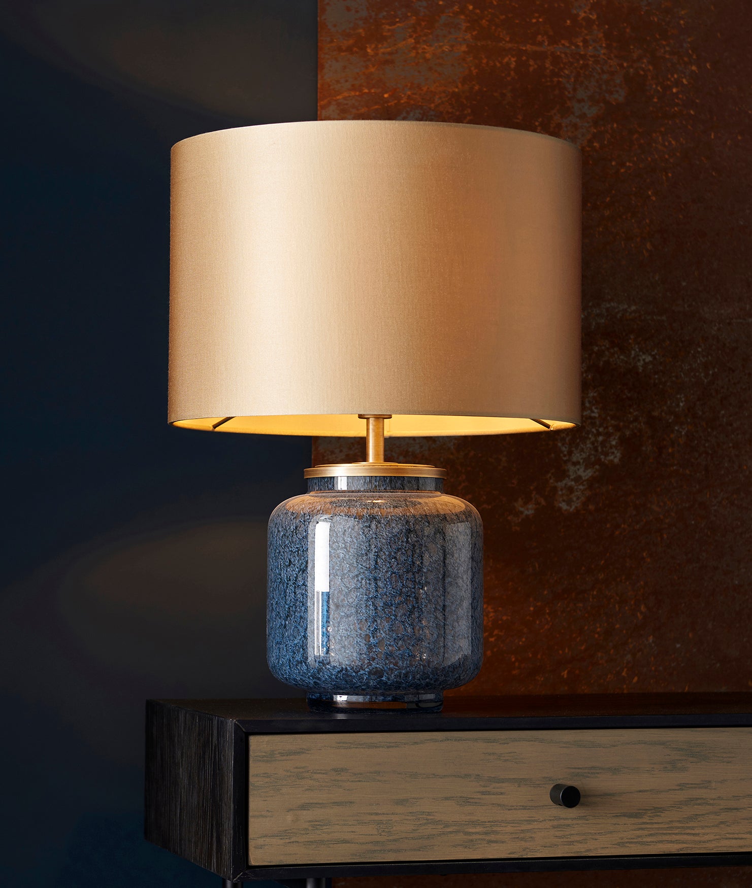 Cobalt Glass Lamp - Pavilion Interiors