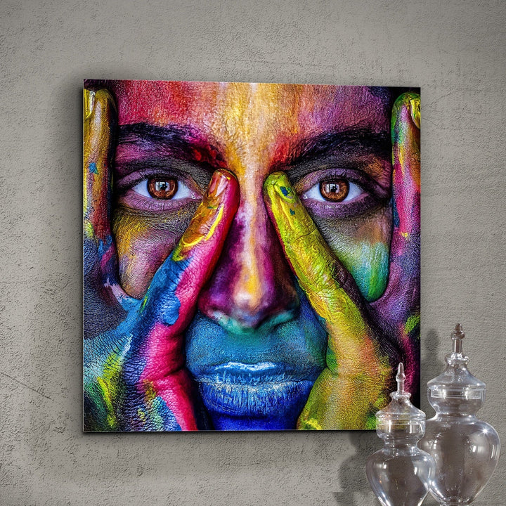 Colores Glass Artwork