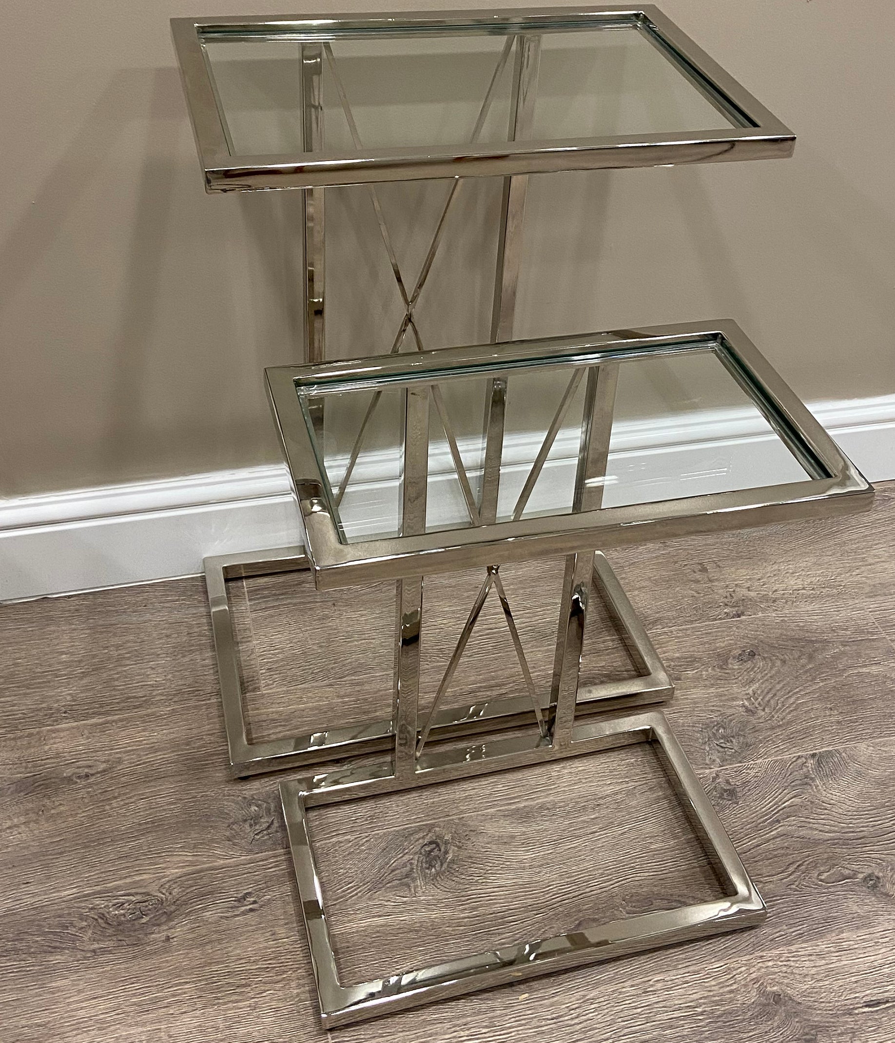 Argento Laptop Nesting Tables - Pavilion Interiors