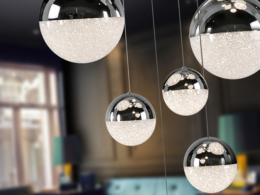 Orb Large 14 Lamp Pendant Light