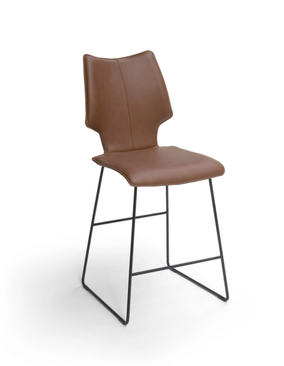 The Bruges Bar Stool with Metal Leg
