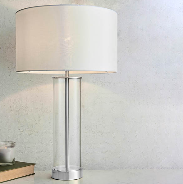 Lessina Large Touch Lamp - Silver
