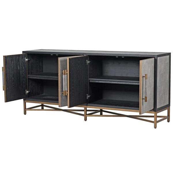 Tokyo Oak & Shagreen Sideboard