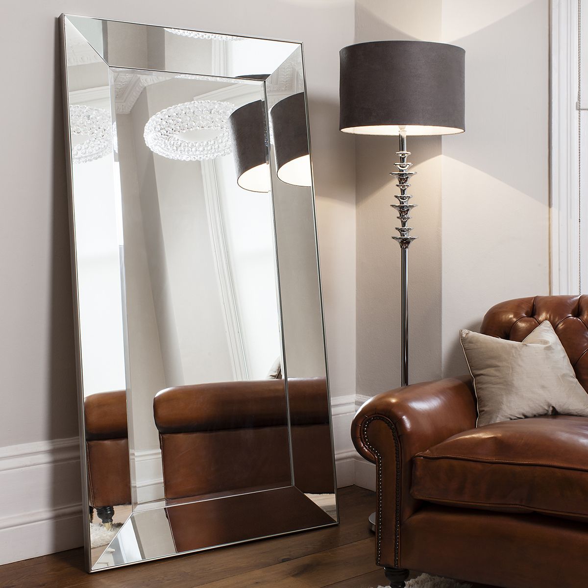 Modern Wide Panel Venetian Mirror (VAS) - Pavilion Interiors